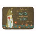 Carolines Treasures As For Me And My House Machine Washable Memory Foam Mat VHA3005RUG